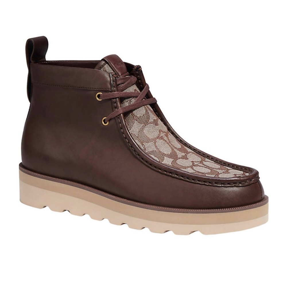 Signature Jacquard Chukka Boots